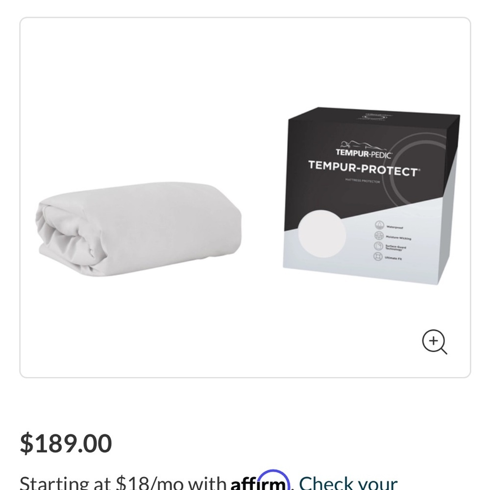 Tempur-pedic cooling mattress protector for twin bed